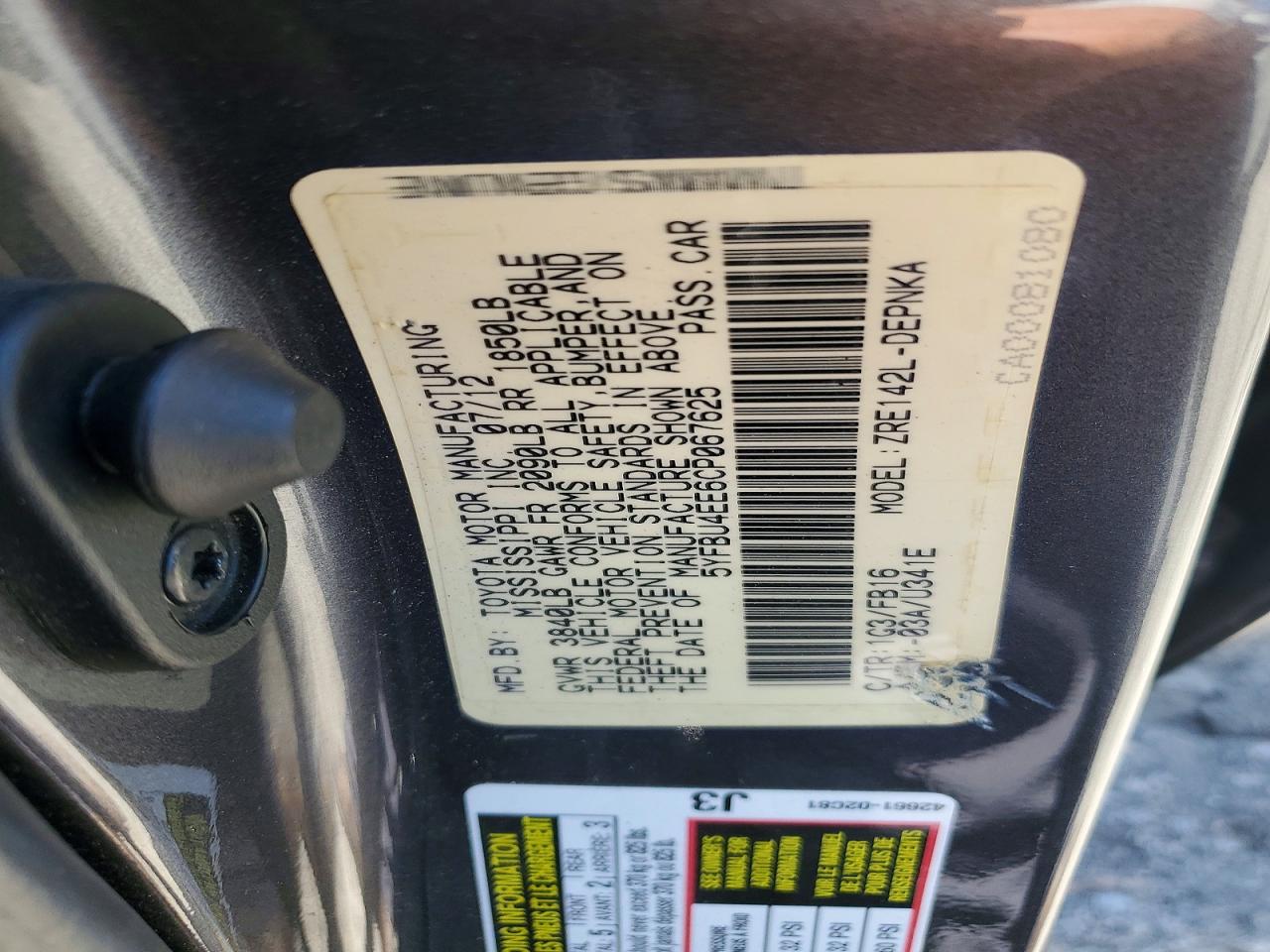 Toyota Corolla Le