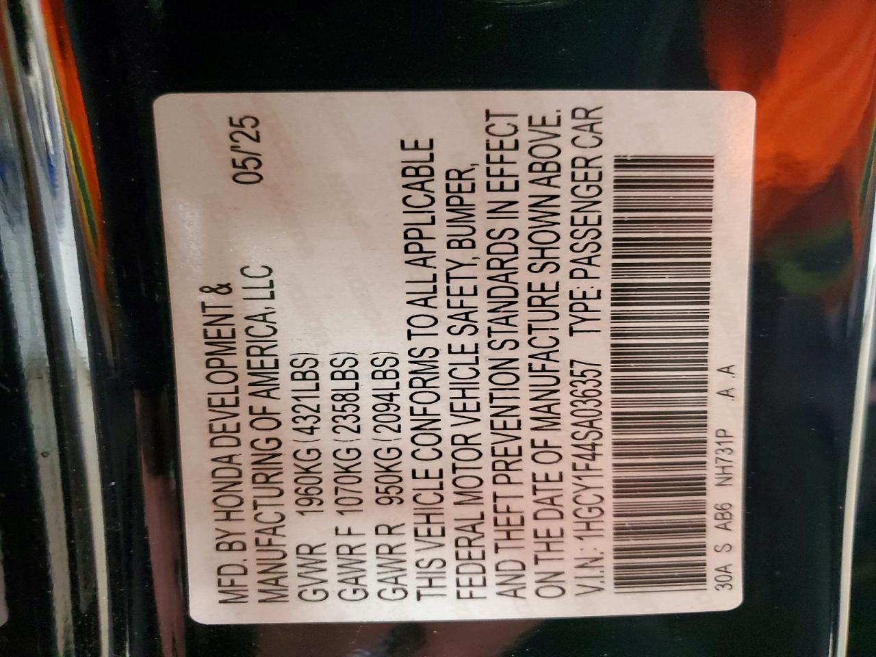 Honda Accord Se