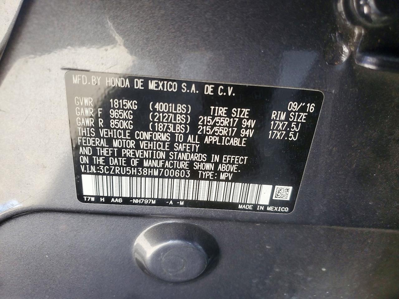 Honda HR-V Lx