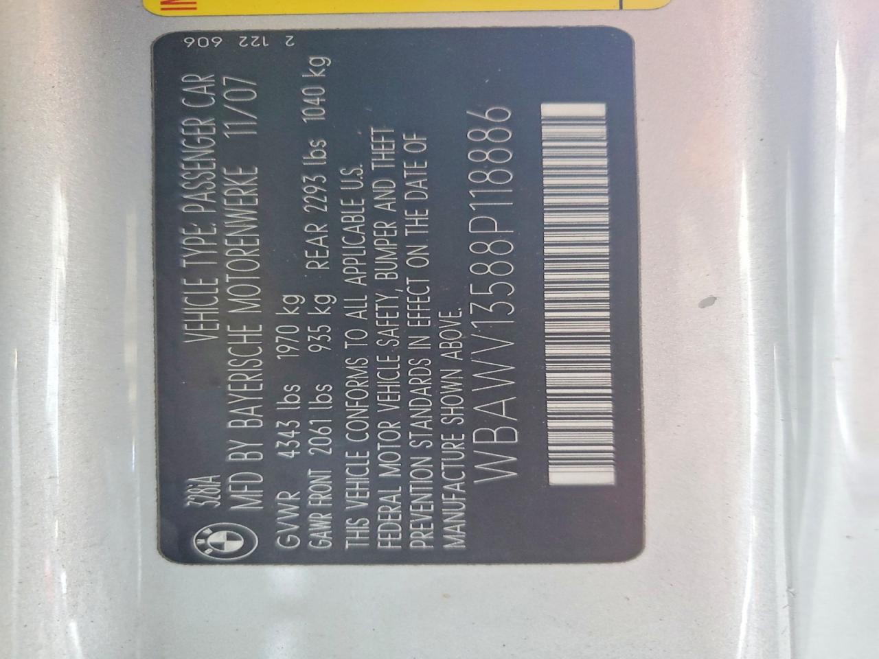 BMW 3 Series I Sulev
