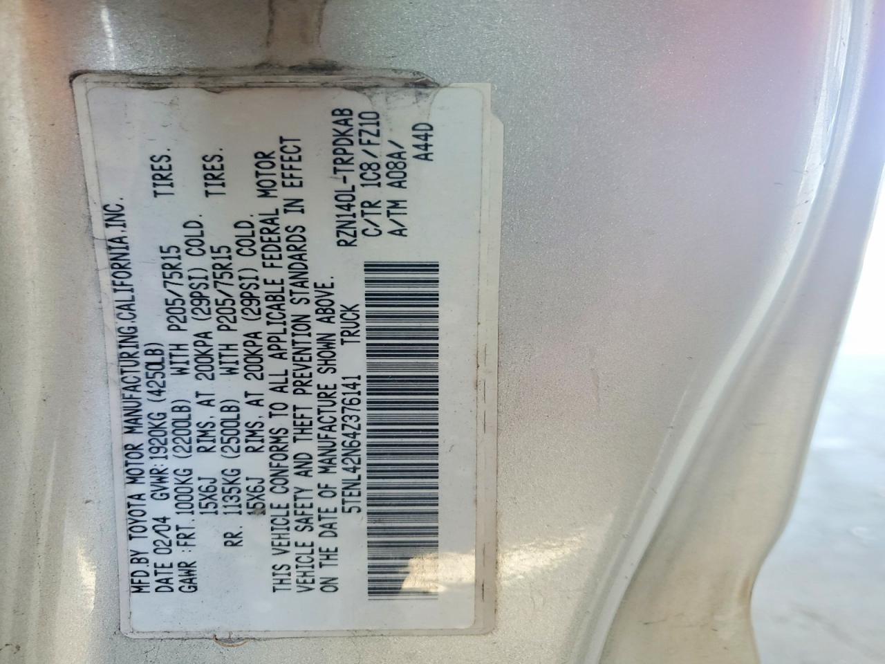 Toyota Tacoma Base