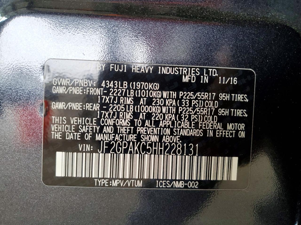 Subaru Crosstrek Limited