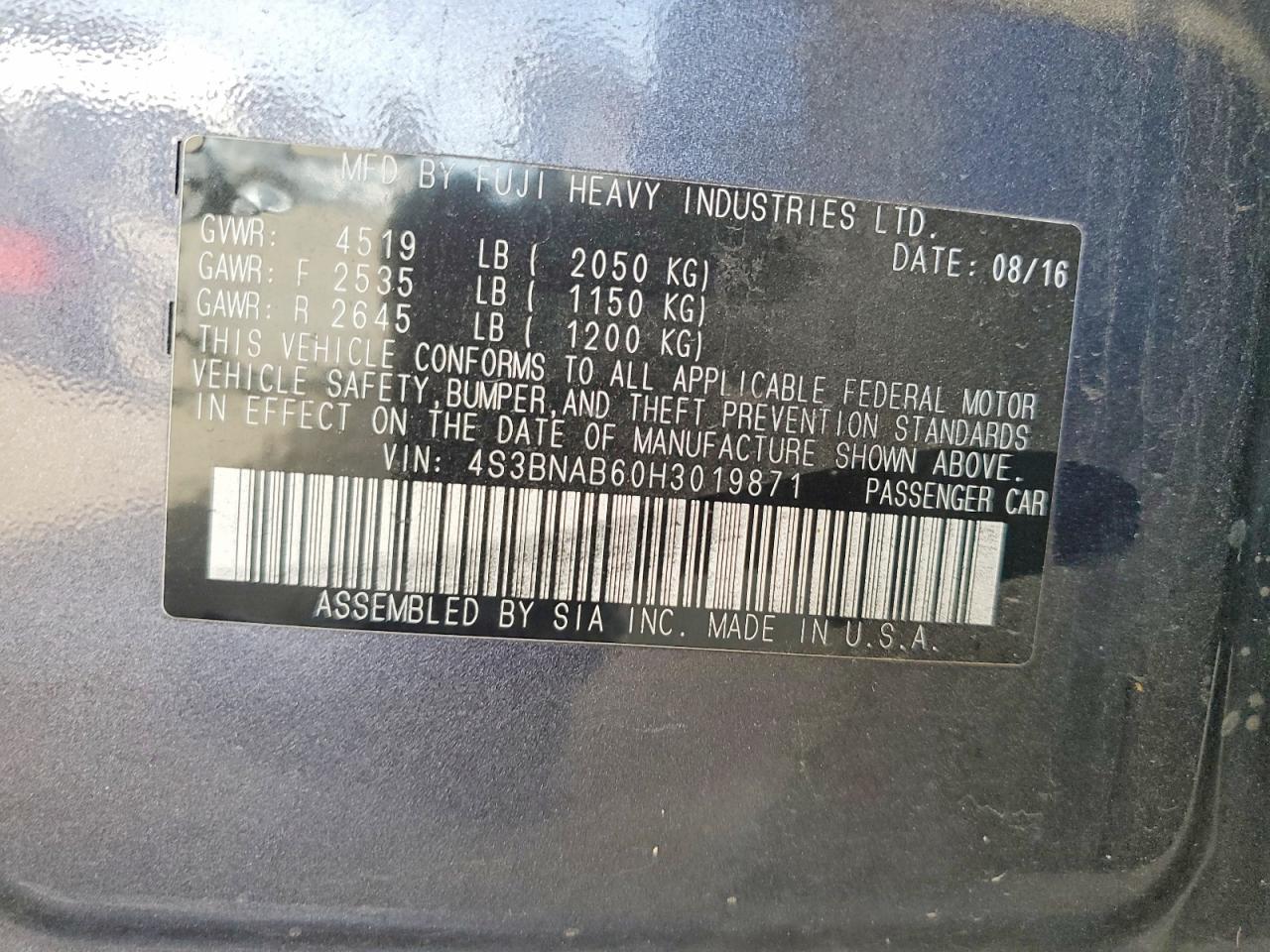 Subaru Legacy 2.5i