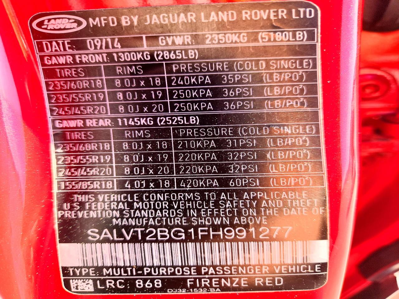 Land Rover Range Rover Dynamic Premium