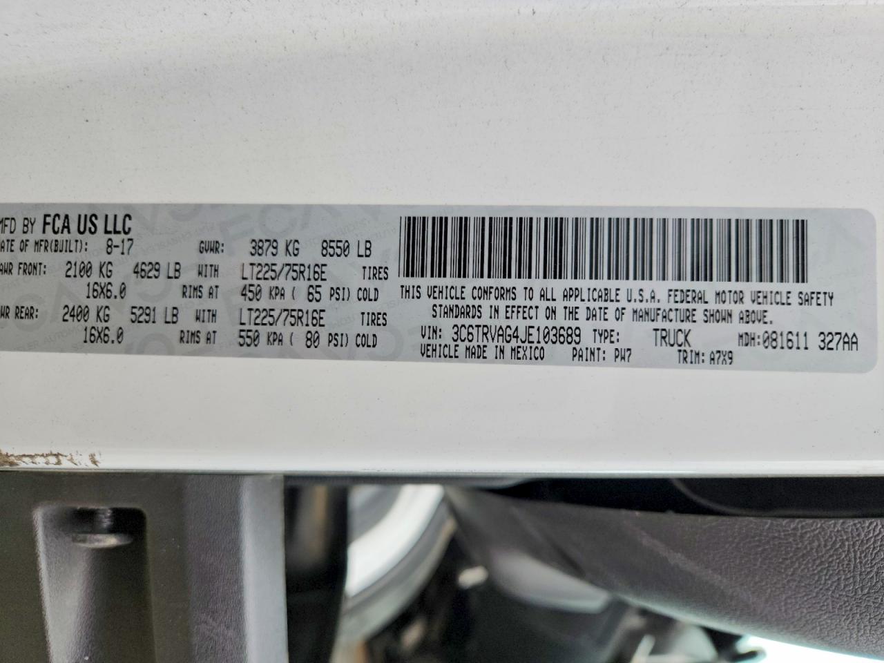 Ram Promaster 1500 Standard