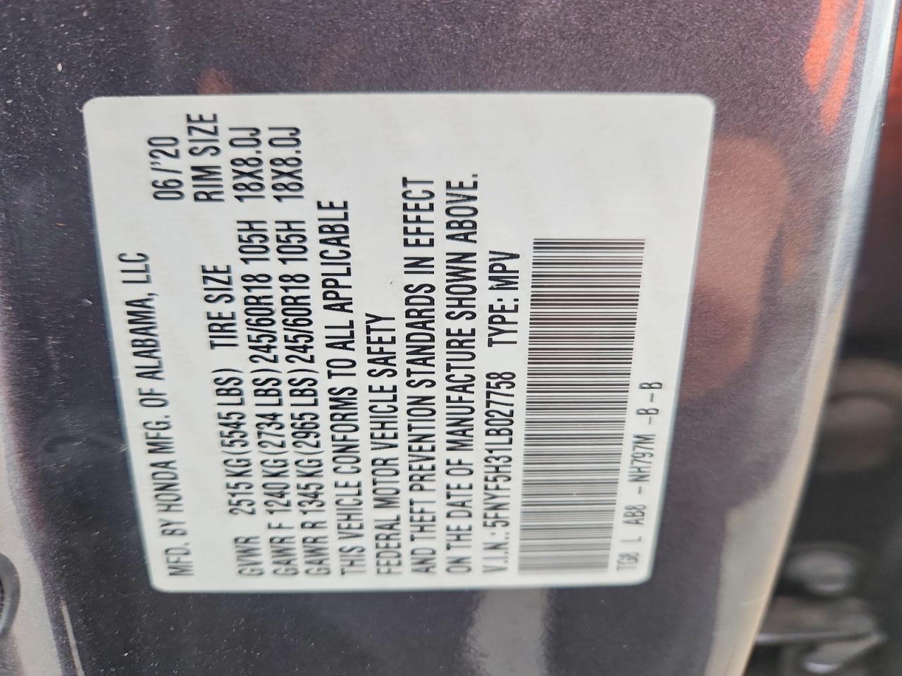 Honda Pilot Ex