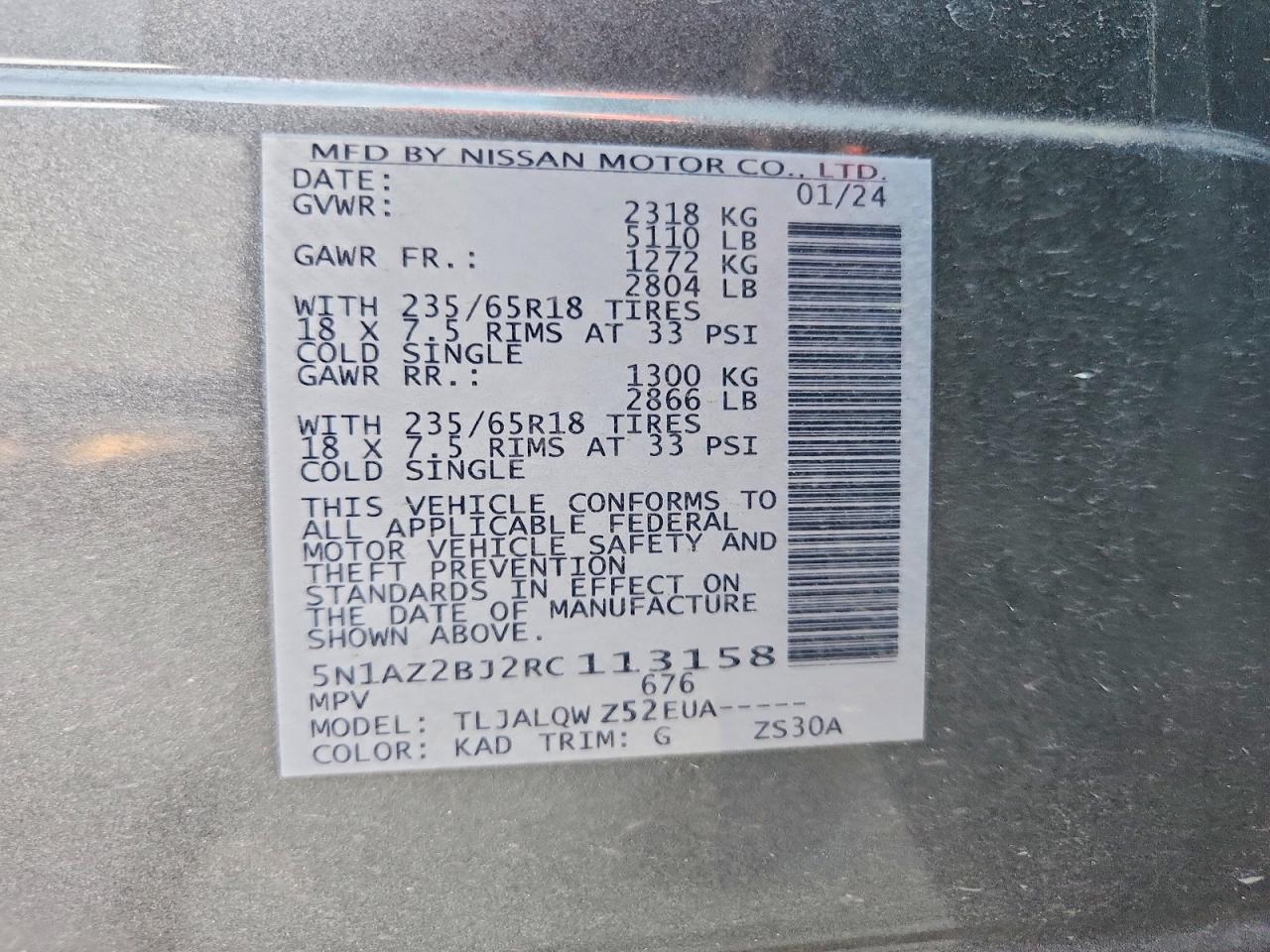 Nissan Murano Sv