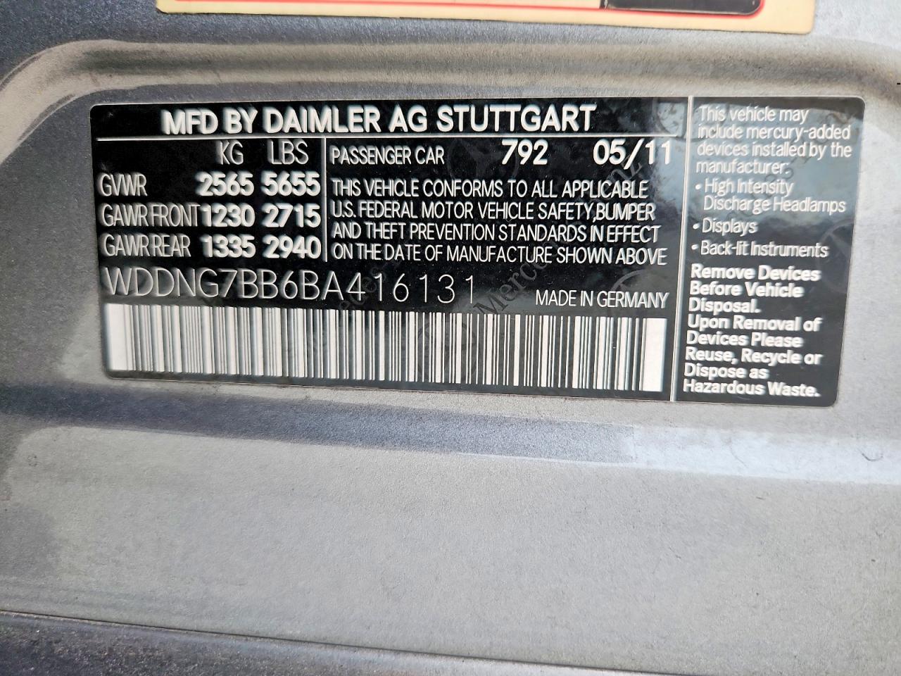 Mercedes-Benz S-Class 550