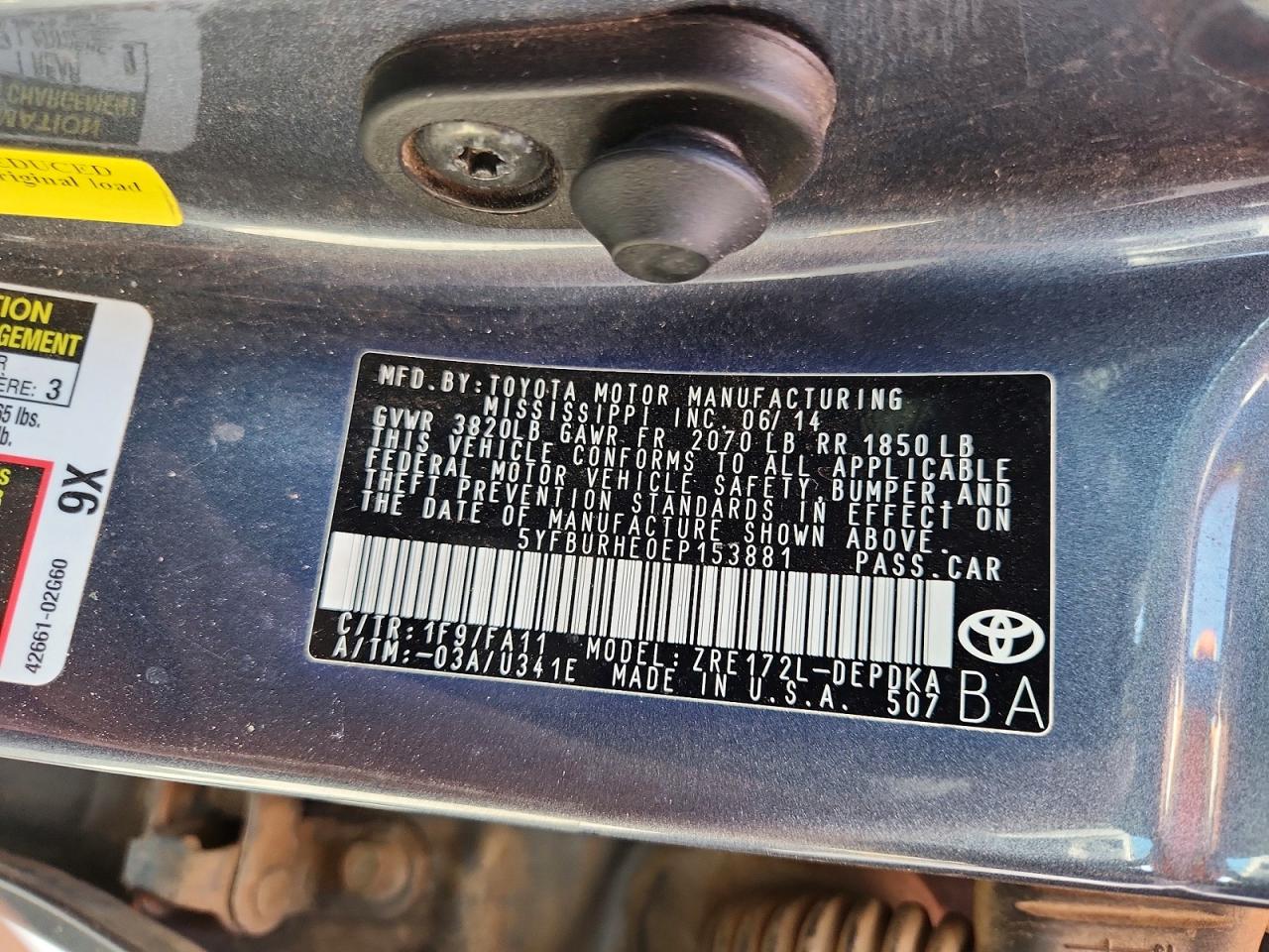 Toyota Corolla L