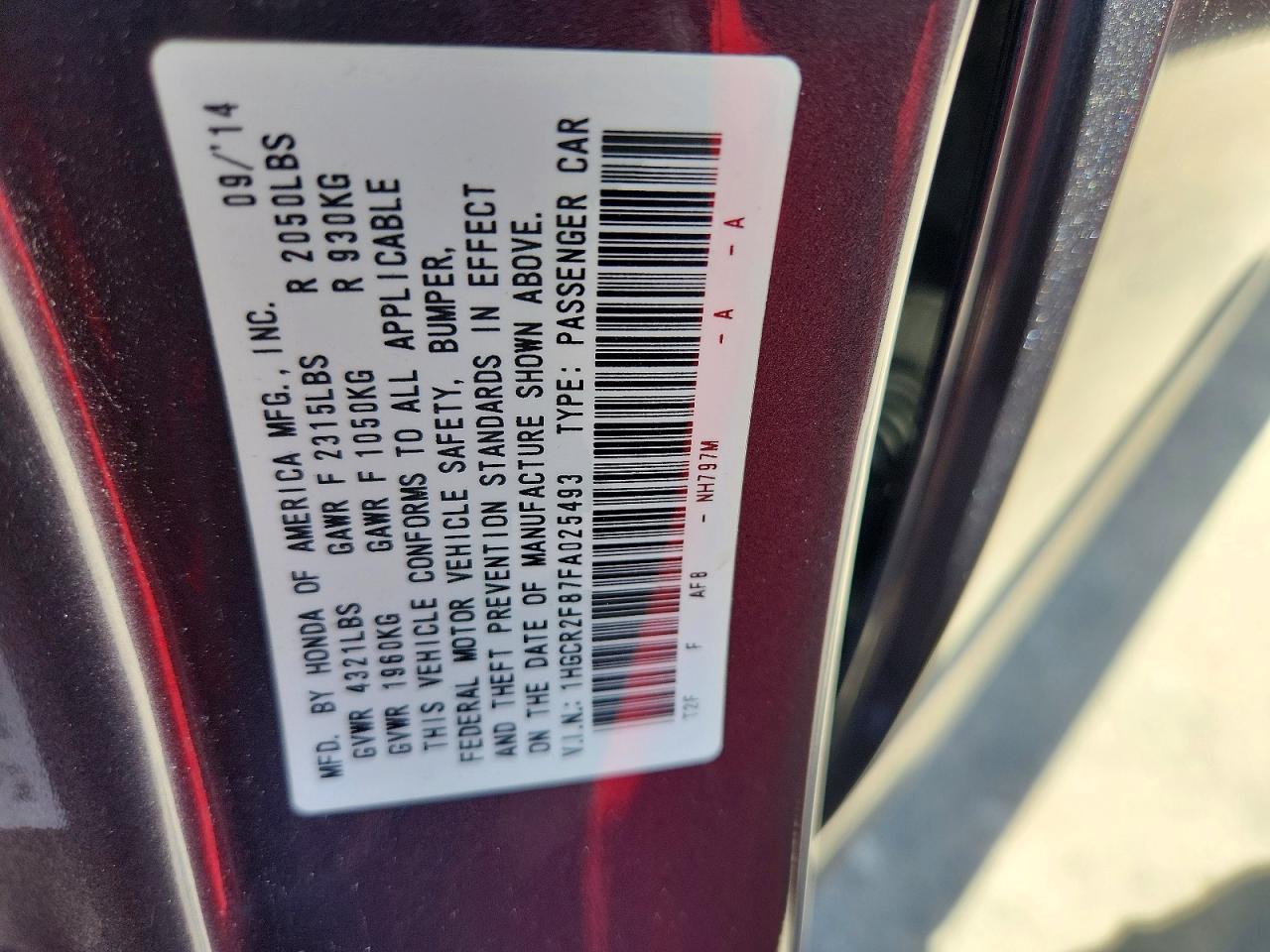 Honda Accord Exl