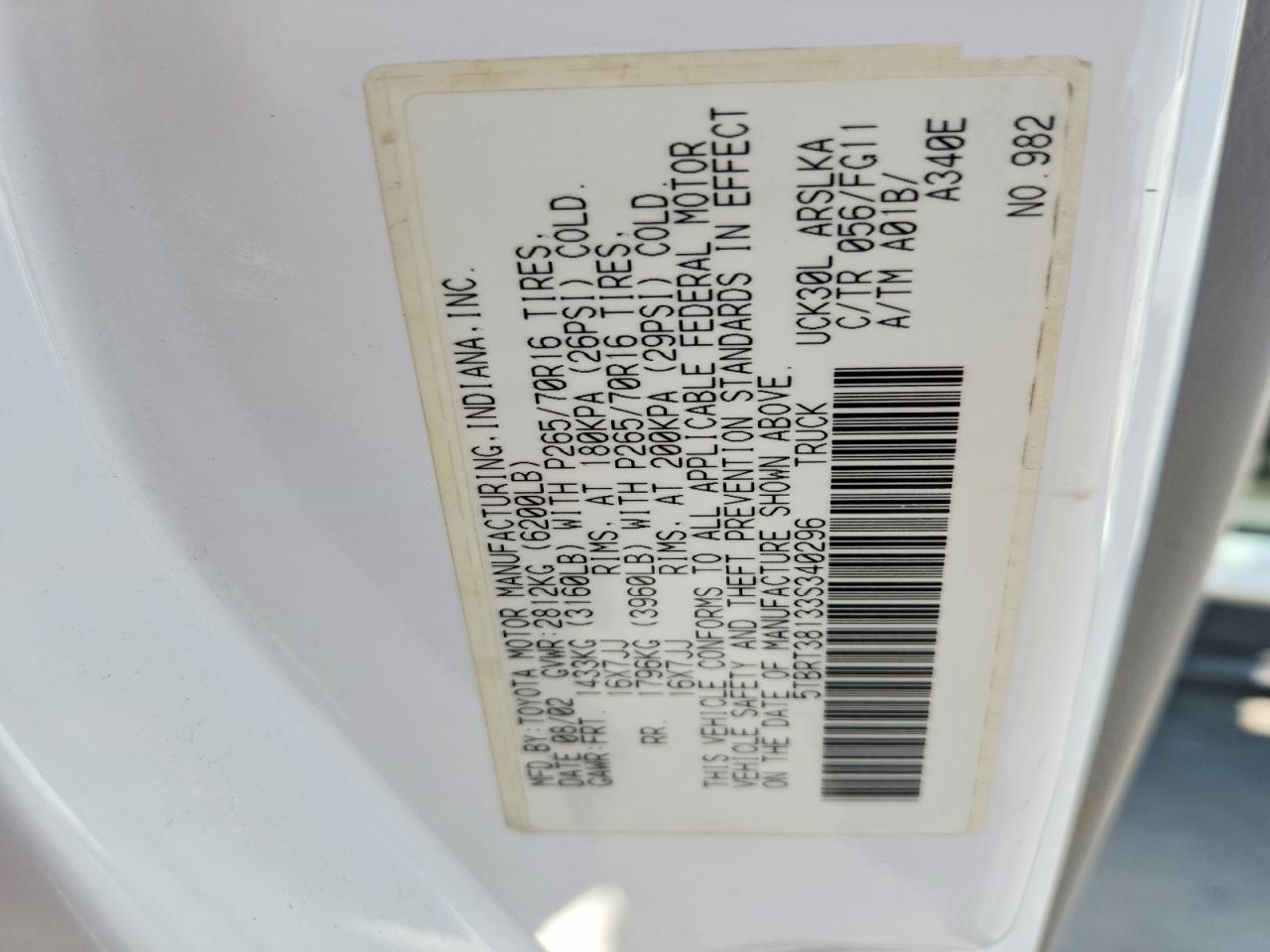 Toyota Tundra Access Cab Limited