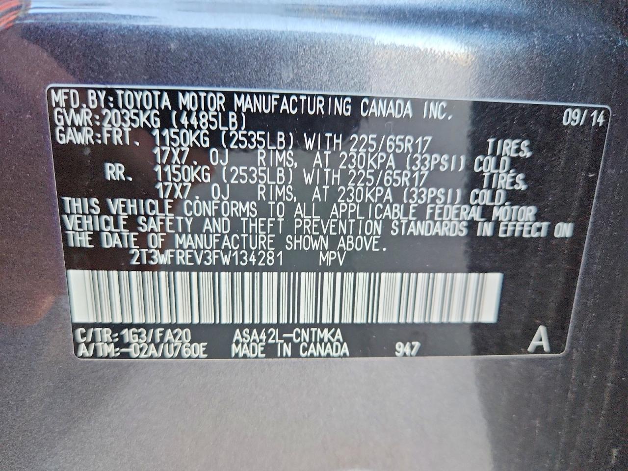 Toyota RAV4 Xle