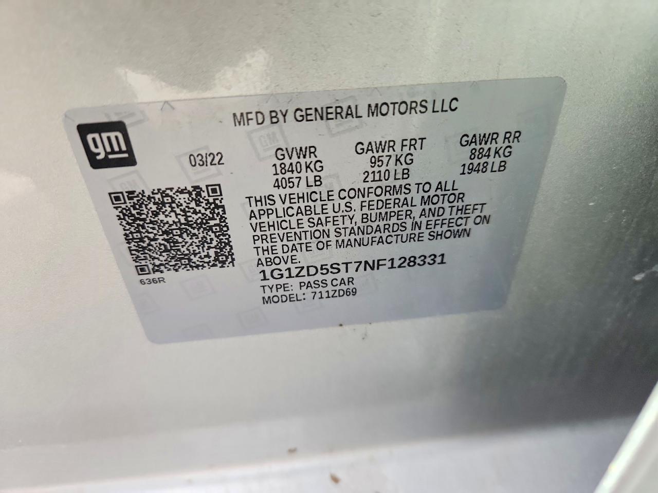 Chevrolet Malibu Lt