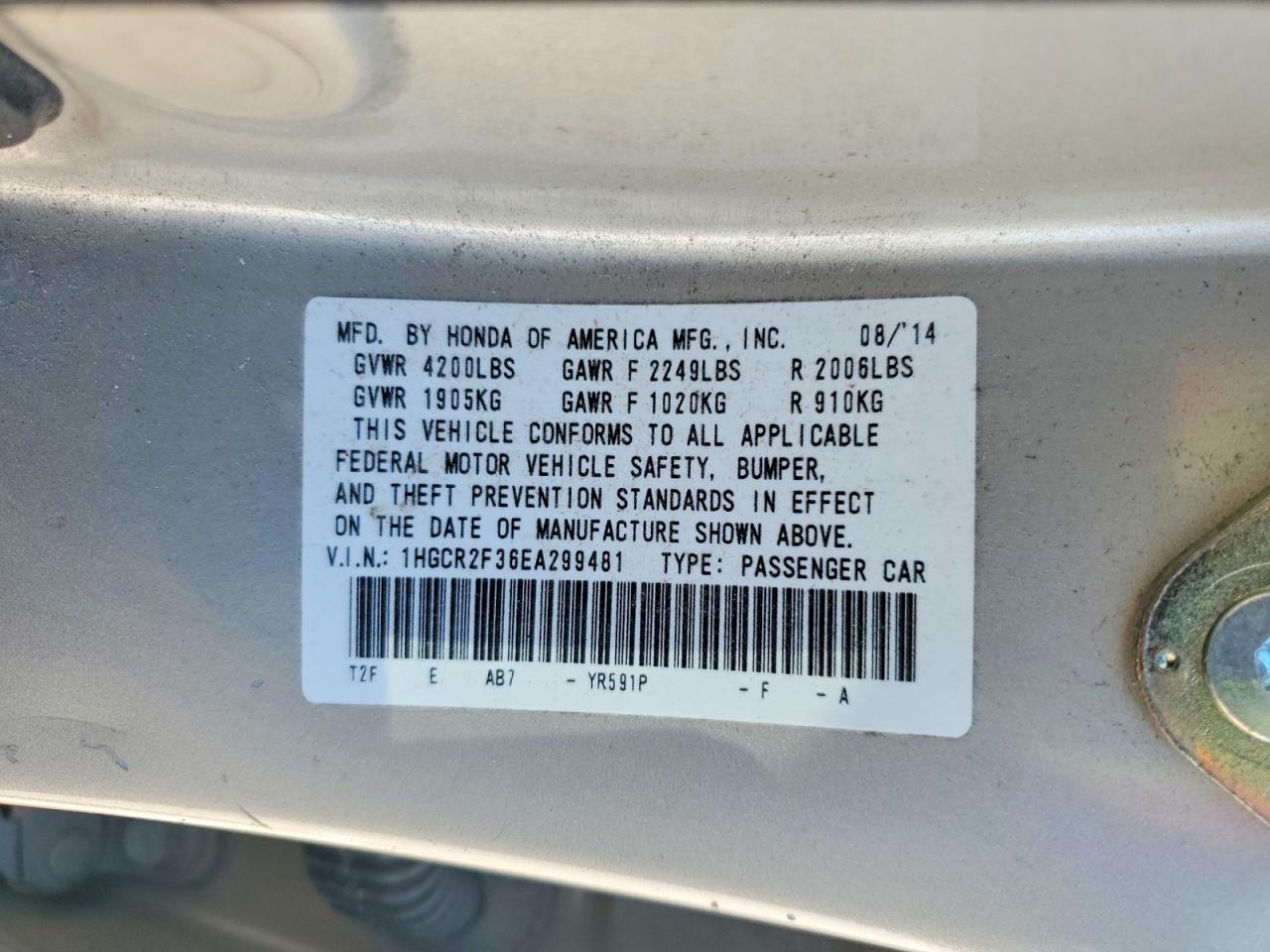 Honda Accord Lx
