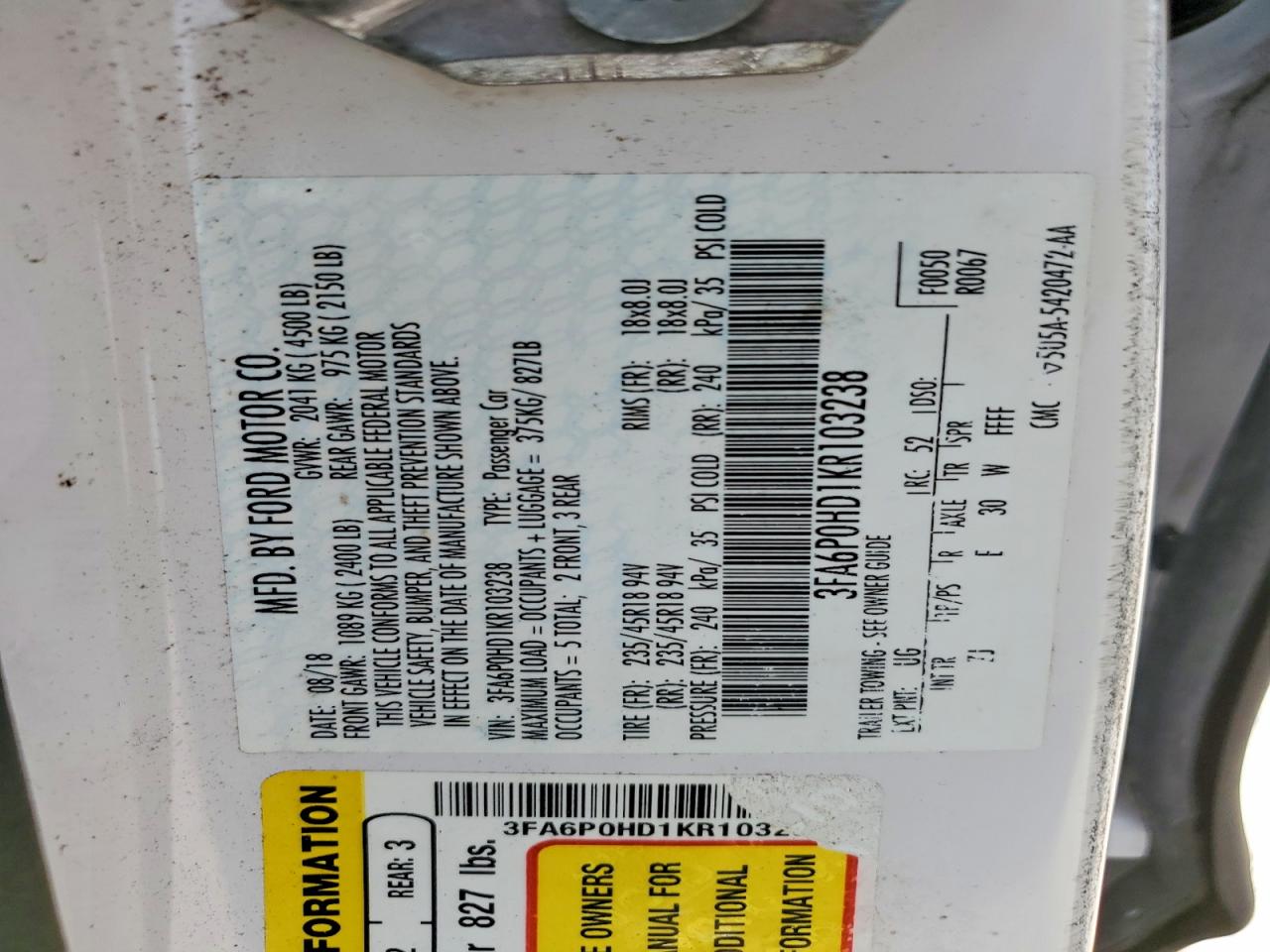 Ford Fusion Se