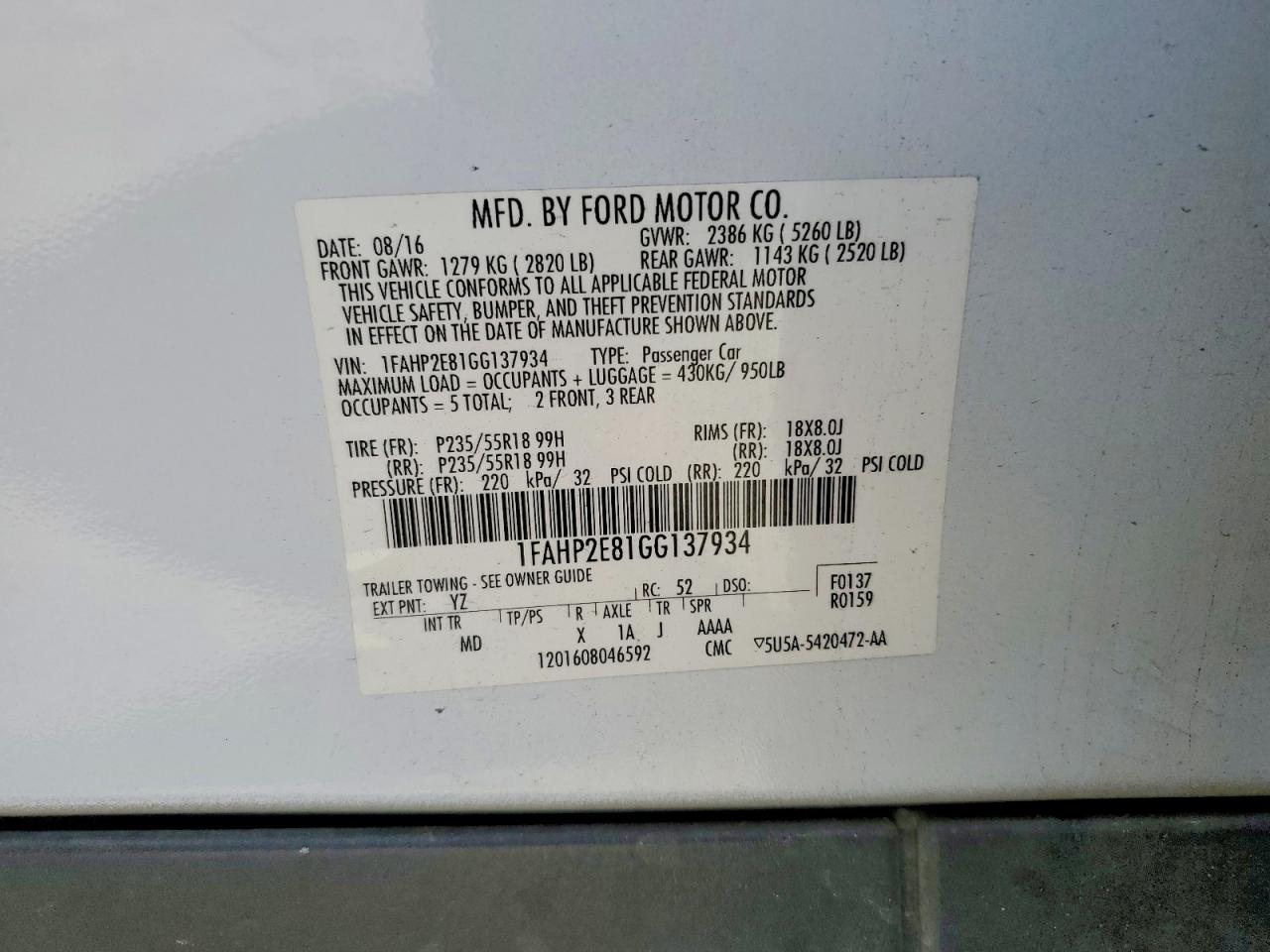 Ford Taurus Sel