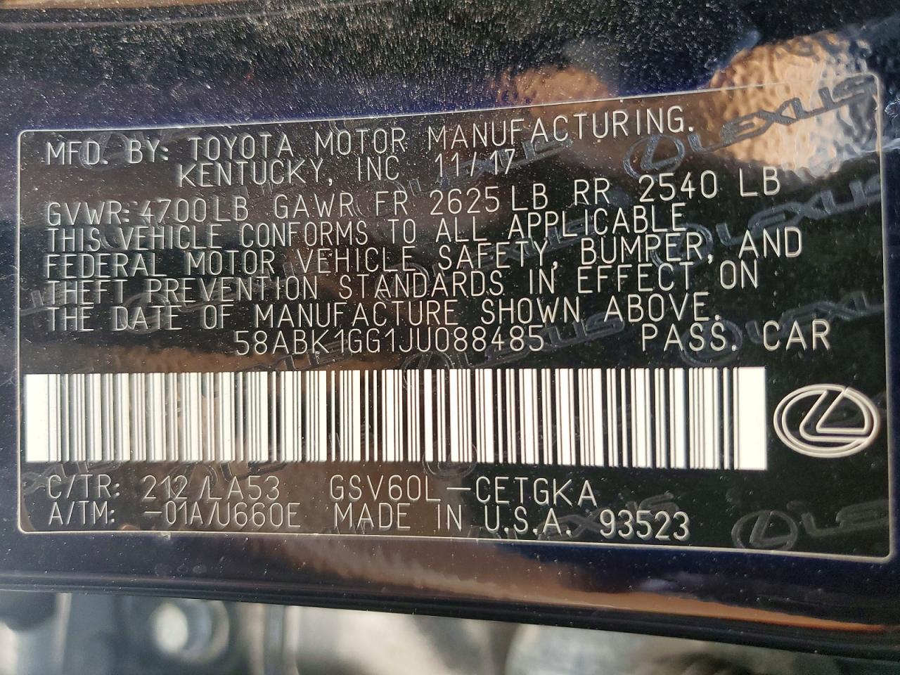 Lexus Es 350