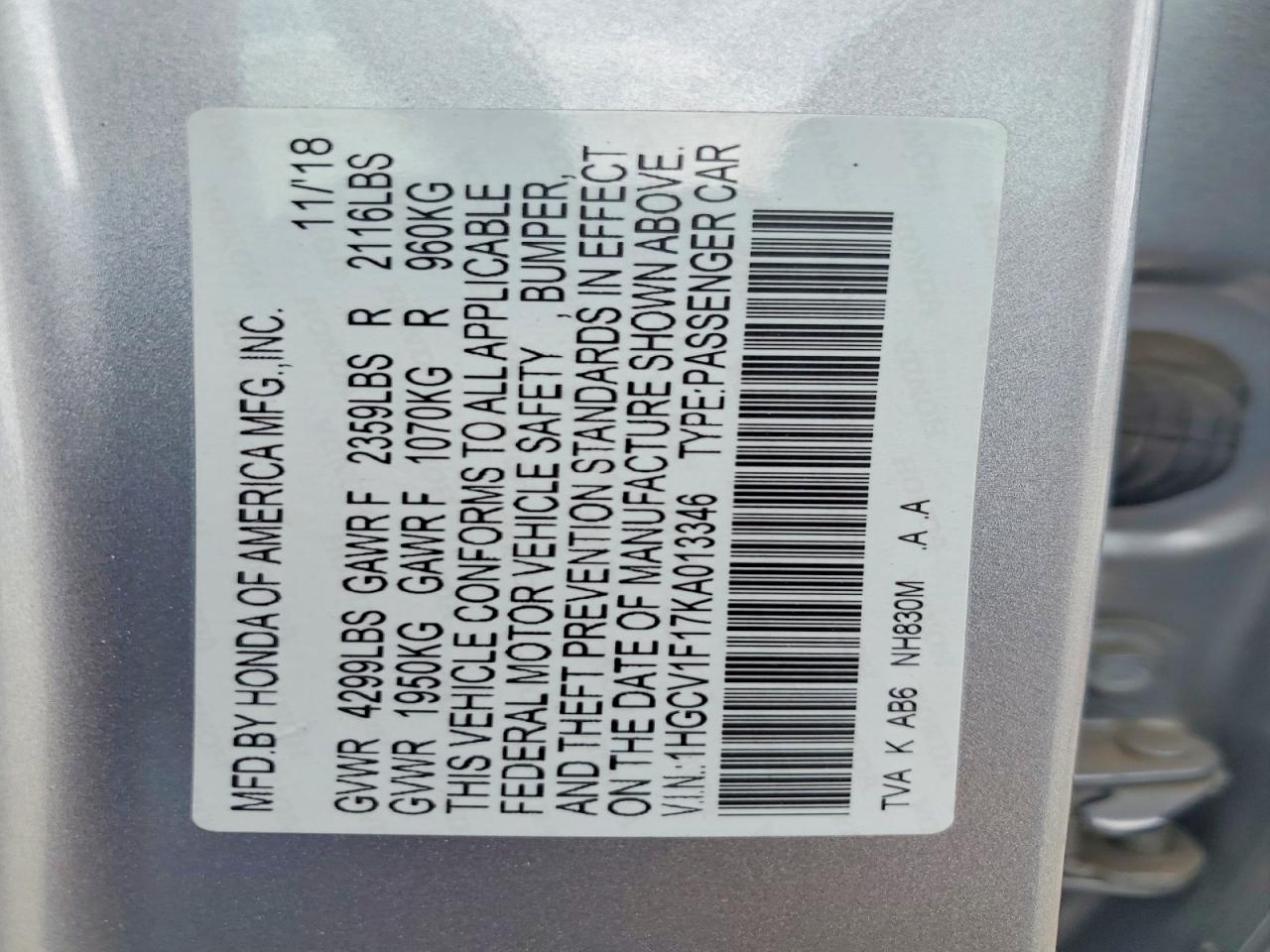Honda Accord Lx