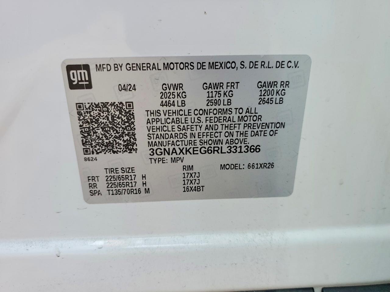 Chevrolet Equinox Lt