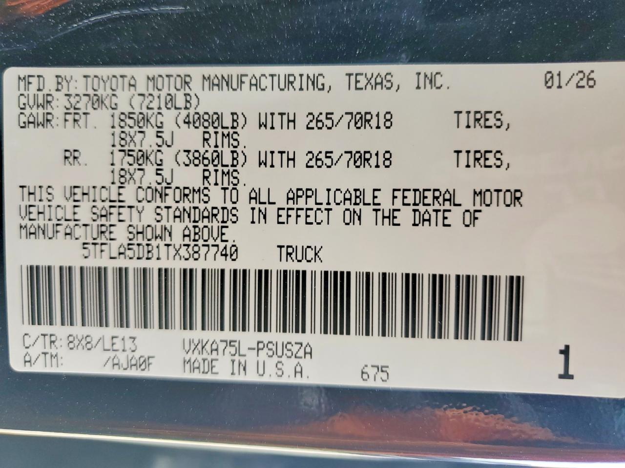 Toyota Tundra Sr5