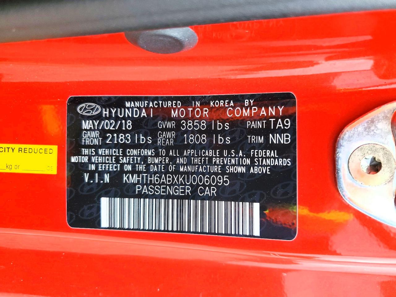 Hyundai VELOSTER Turbo 1.6t