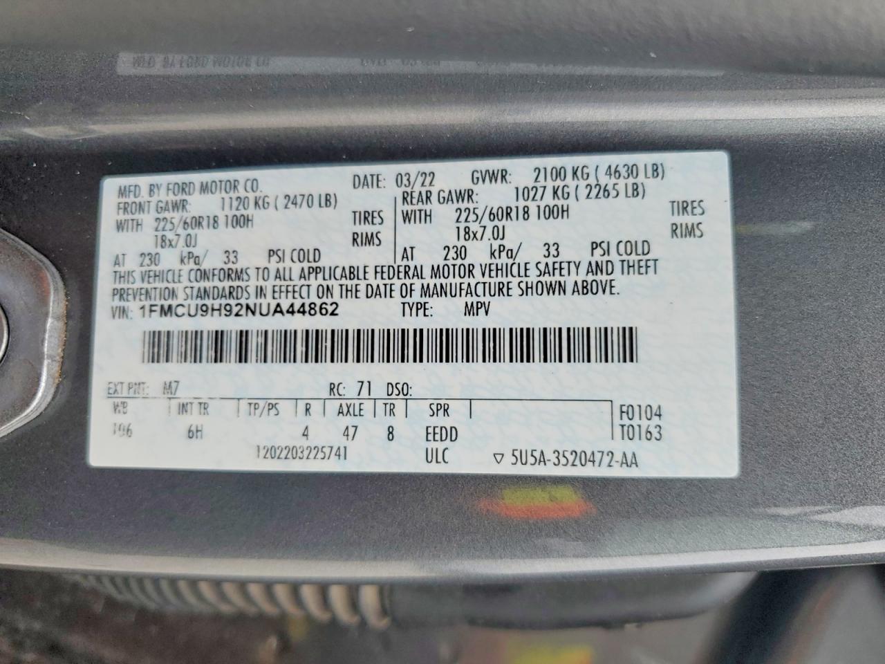 Ford Escape Sel