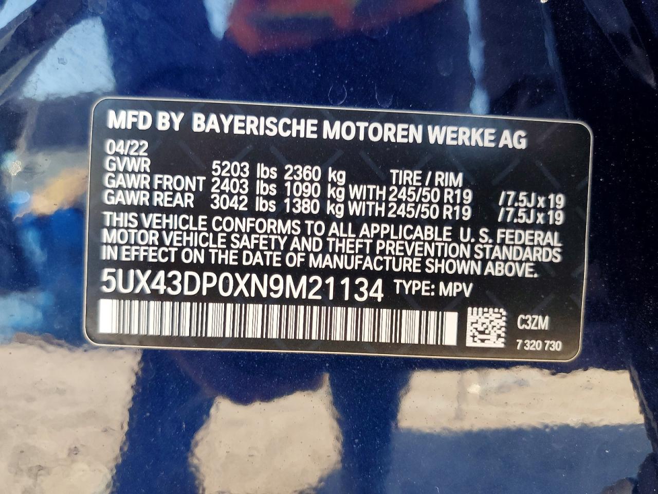 BMW X Series Sdrive30i