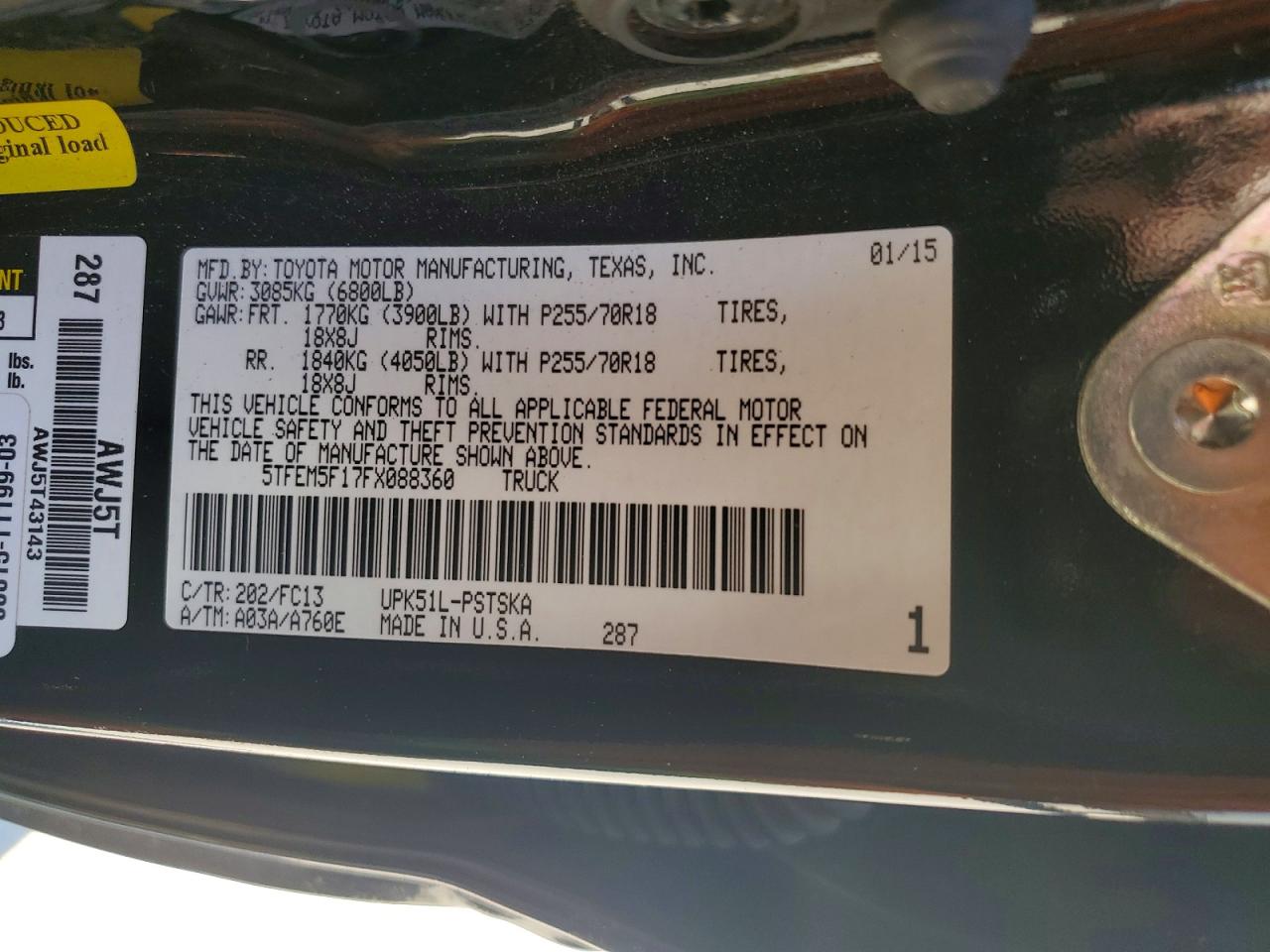 Toyota Tundra Crewmax Sr5