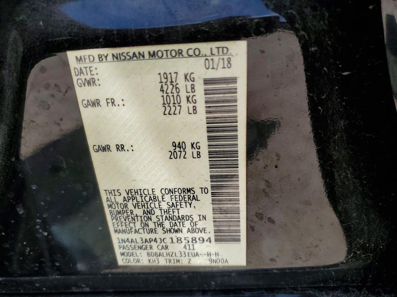 Nissan Altima 2.5 Sr