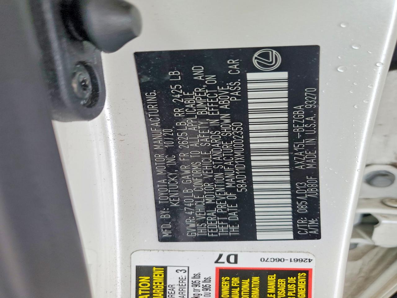Lexus Es Base