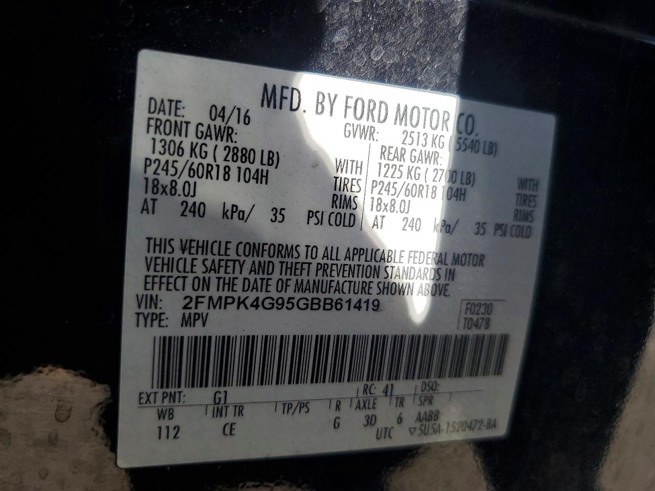 Ford Edge Se