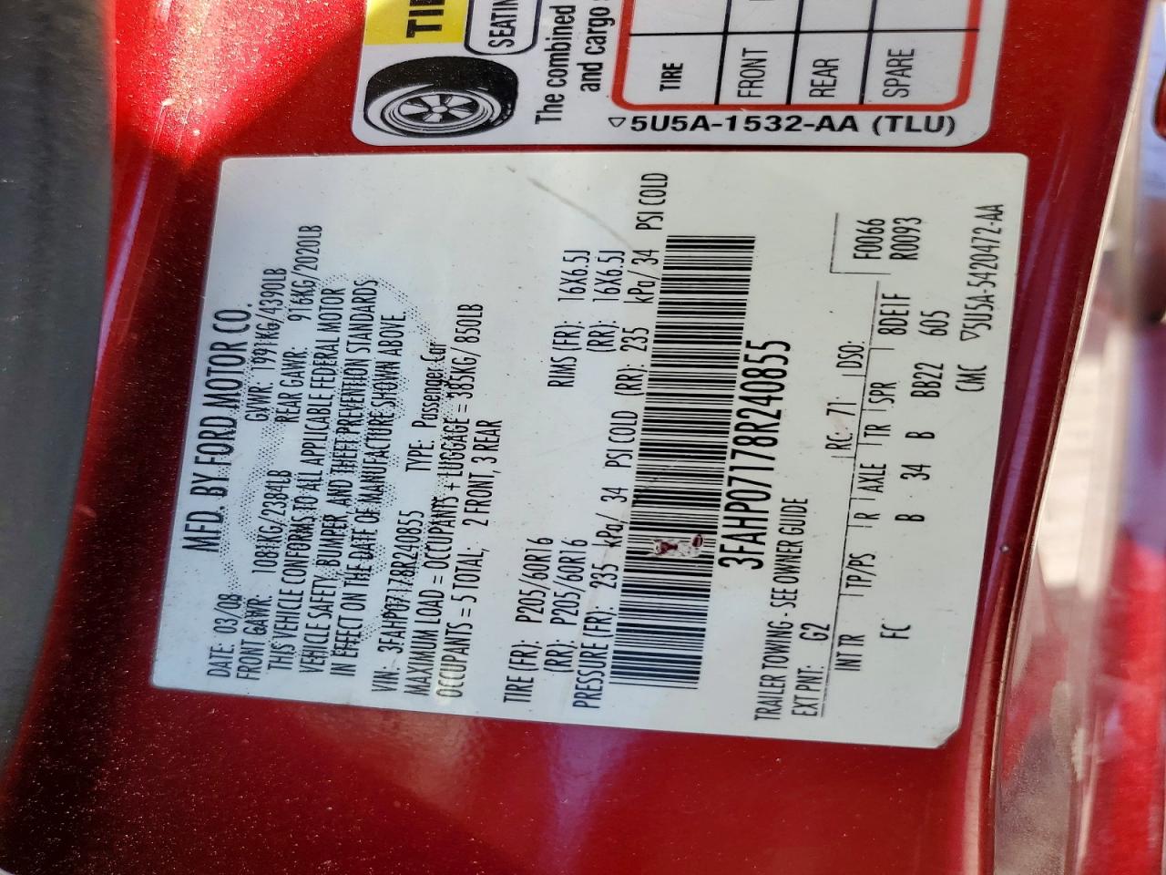 Ford Fusion Se