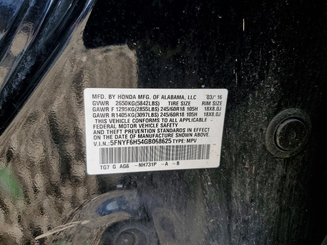 Honda Pilot Exl