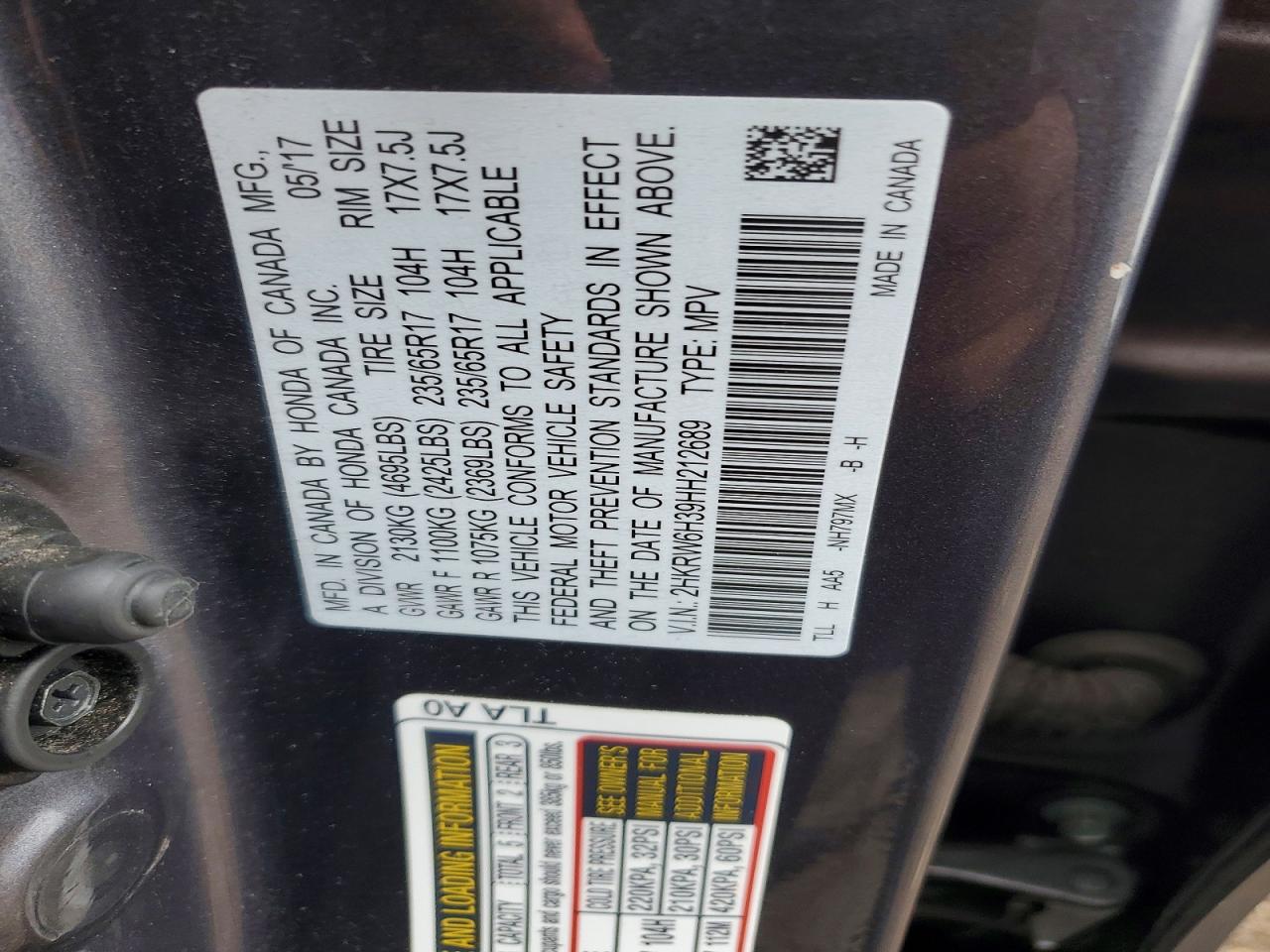 Honda Crv Lx