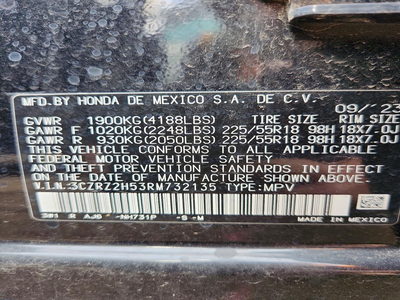 Honda HR-V Sport