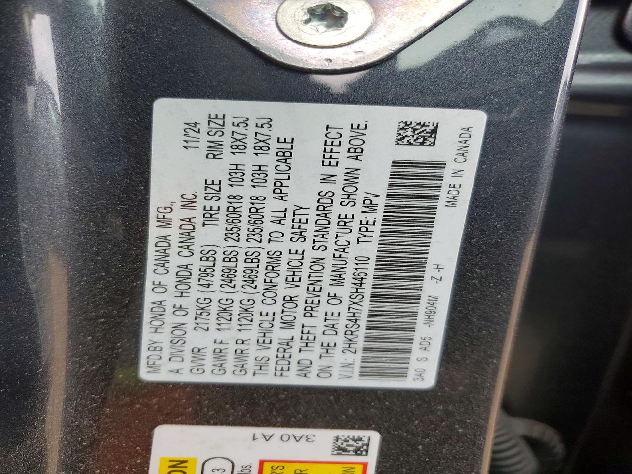 Honda Crv Exl