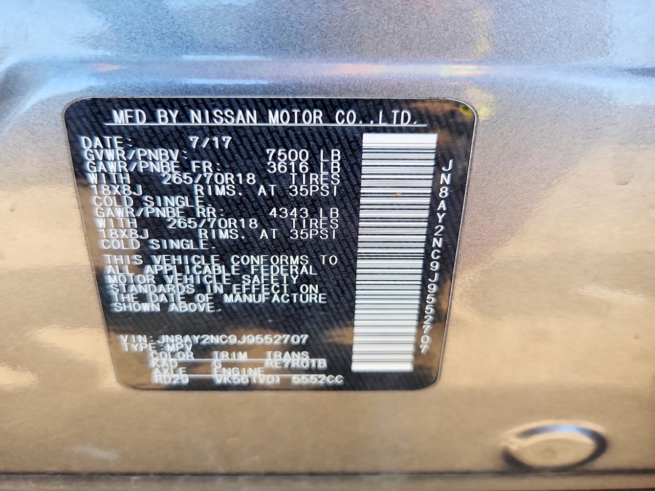 Nissan Armada Sv