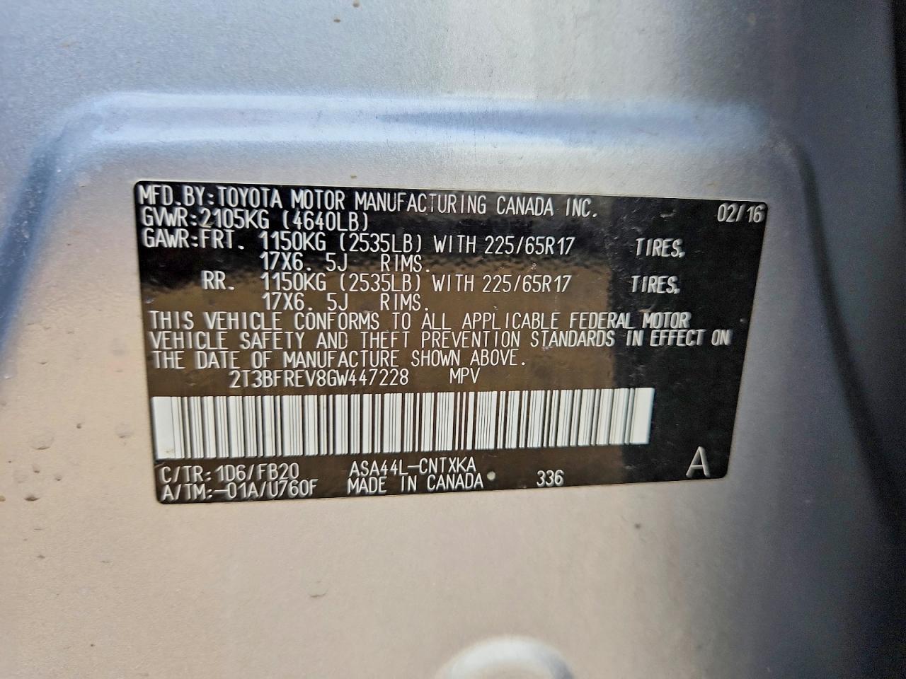 Toyota RAV4 Le