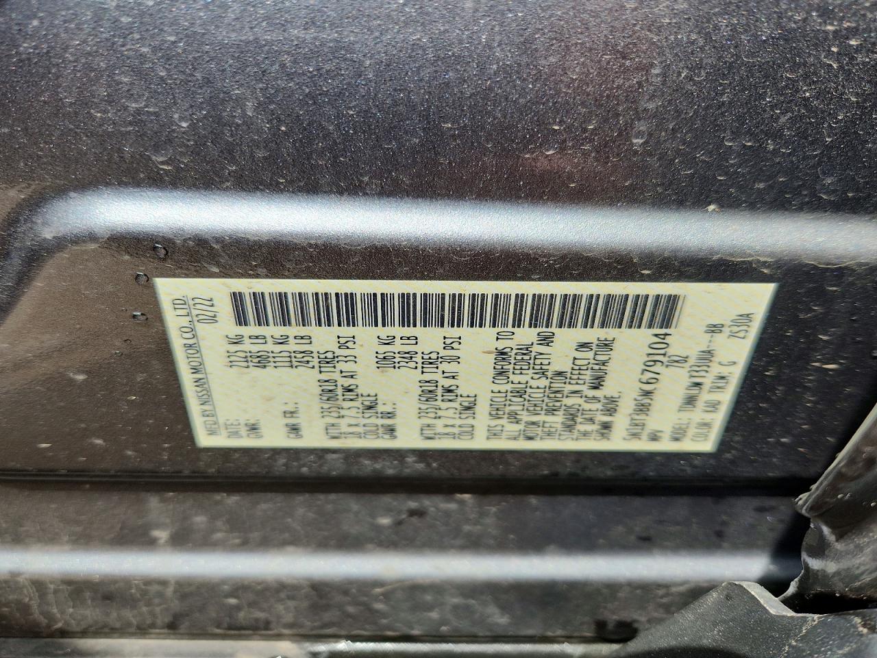 Nissan Rogue Sv