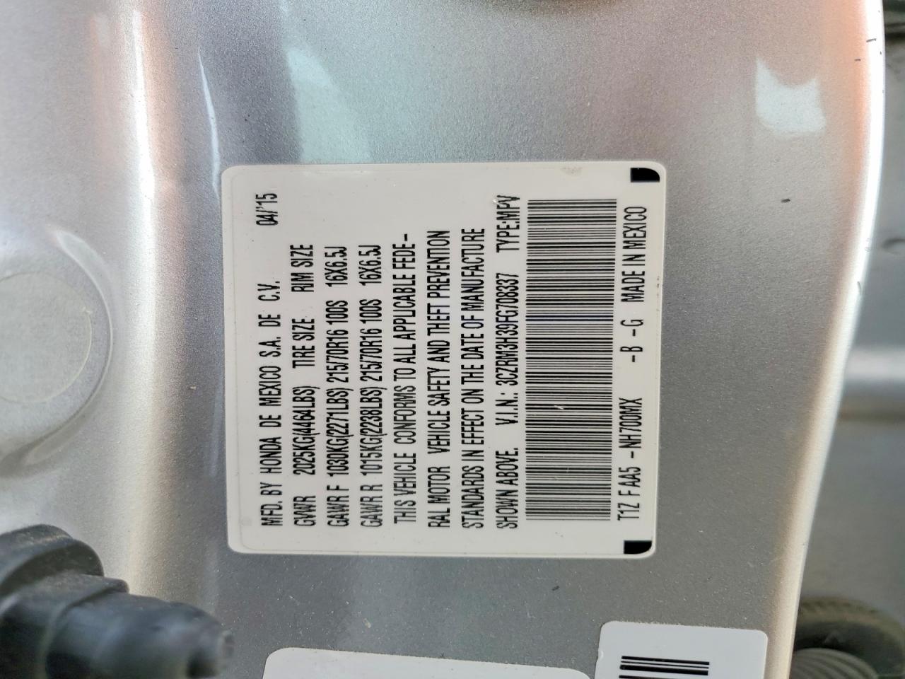 Honda Crv Lx