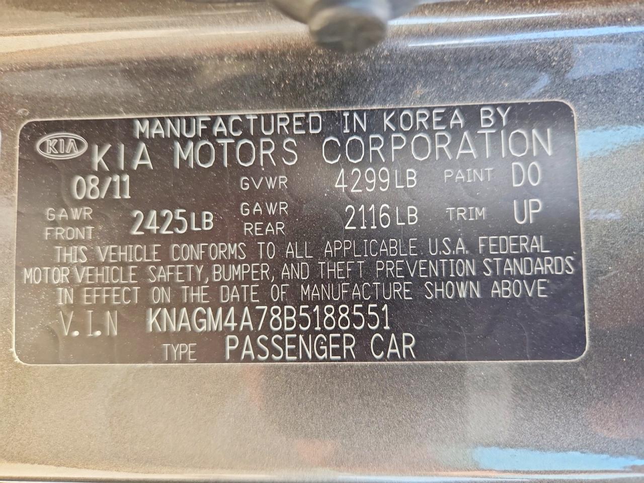 Kia Optima Lx