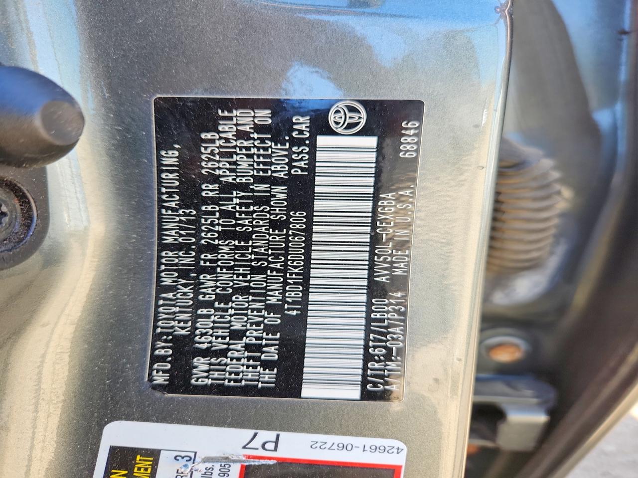 Toyota Camry Xle