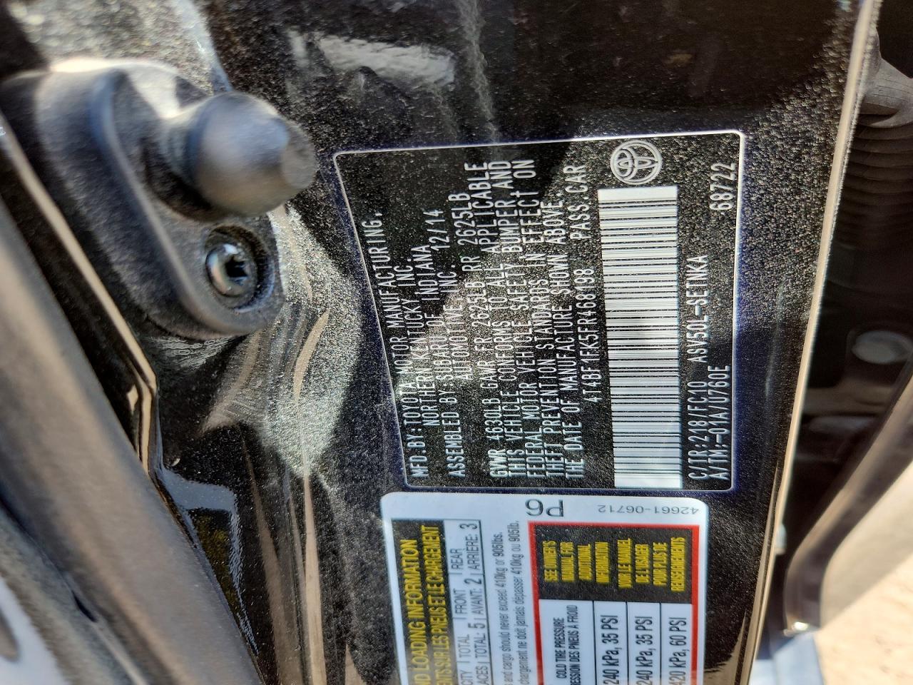 Toyota Camry Le