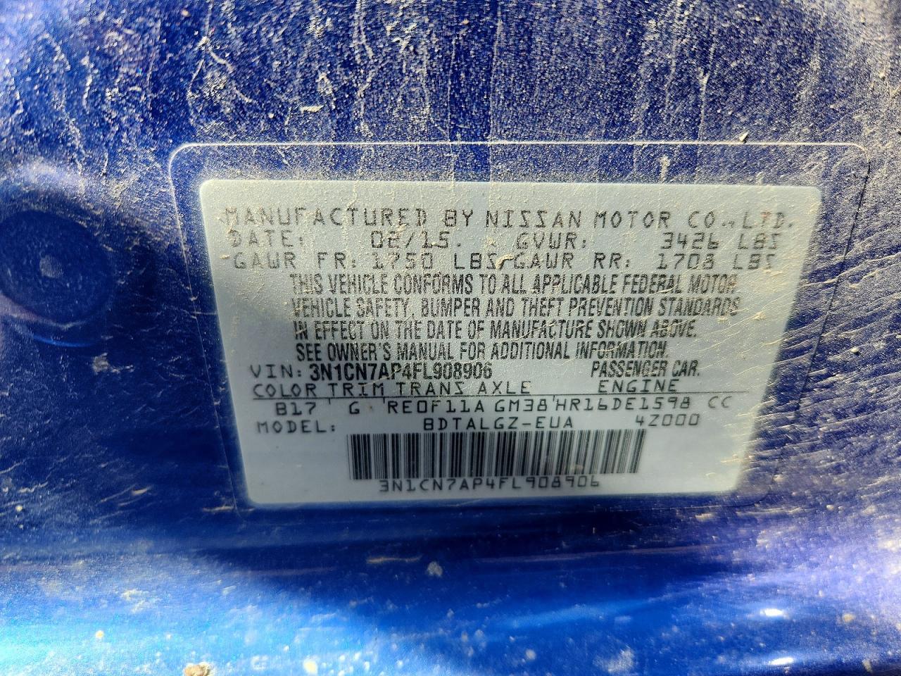 Nissan Versa 1.6 Sl