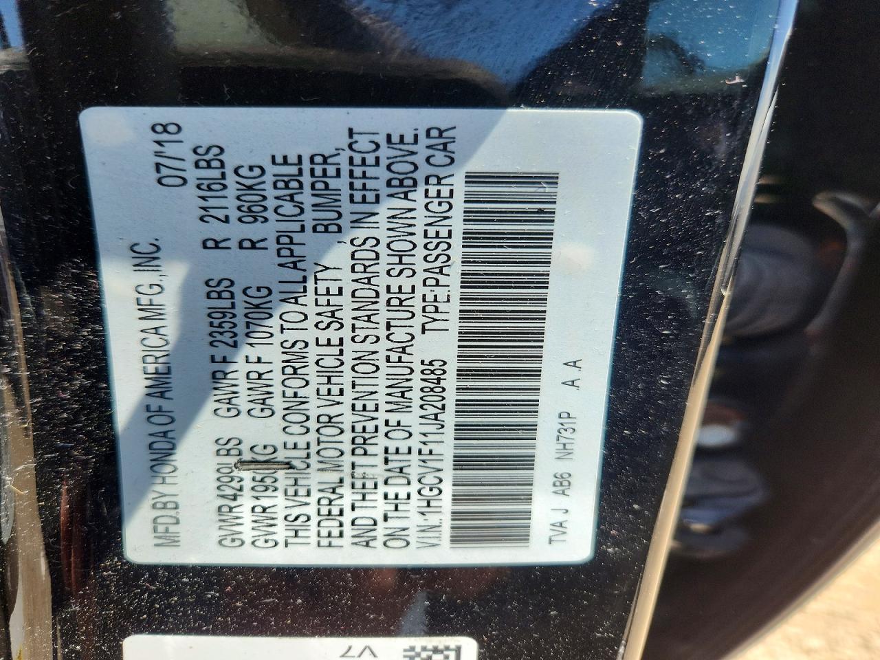 Honda Accord Lx