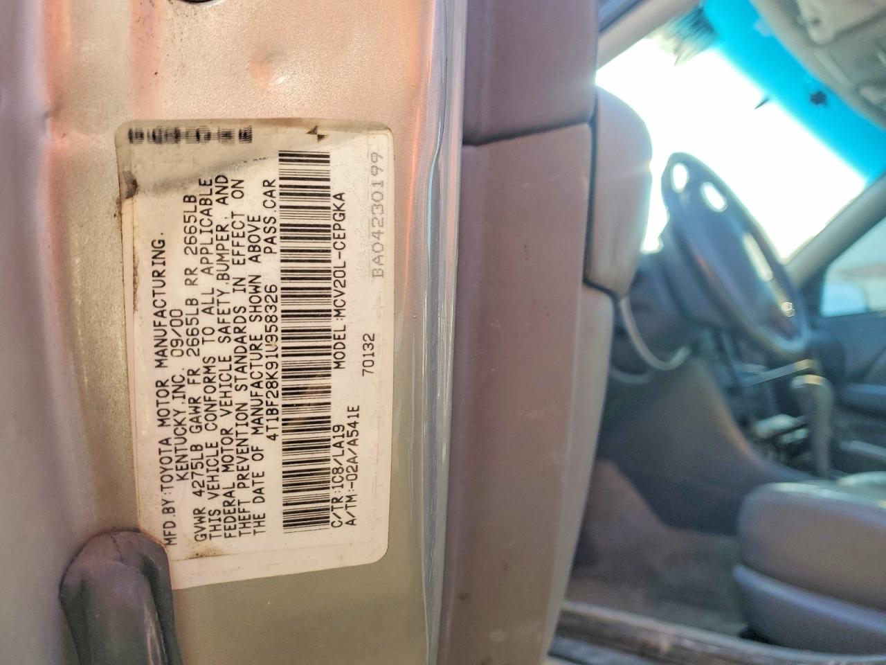 Toyota Camry Xle V6