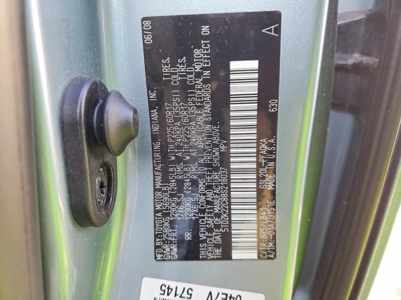 Toyota Sienna Xle