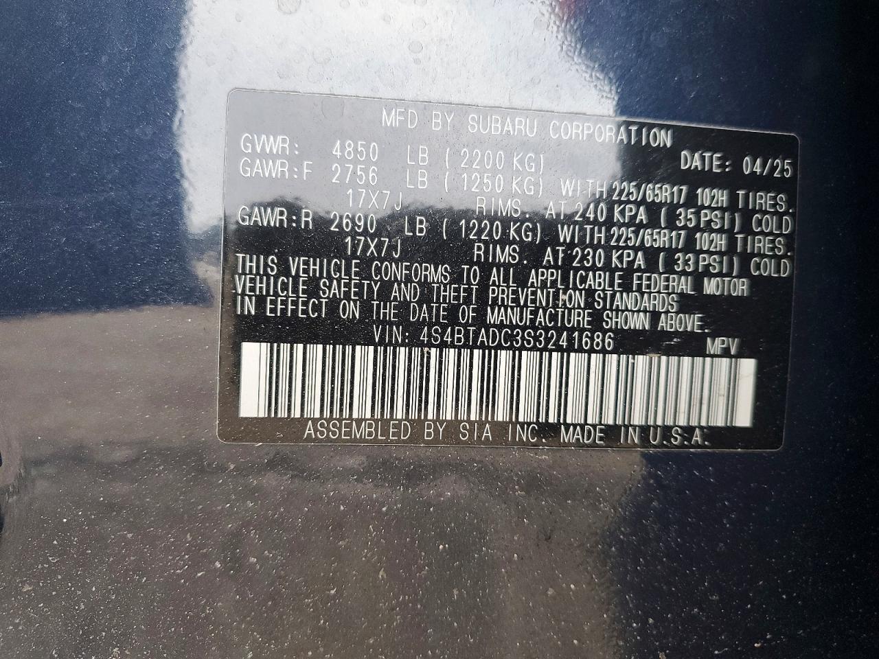 Subaru Outback Premium