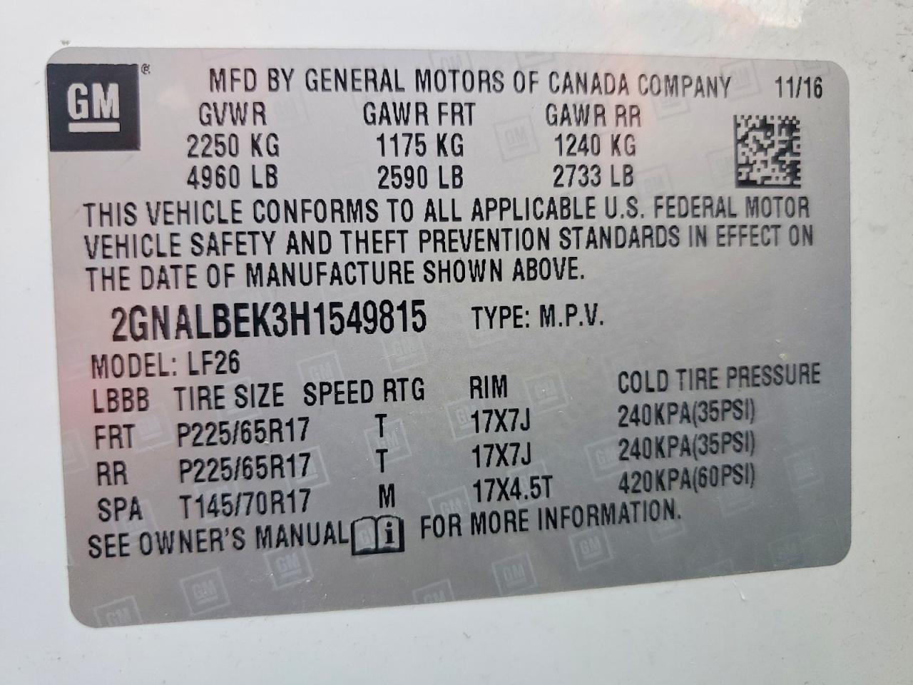 Chevrolet Equinox Ls