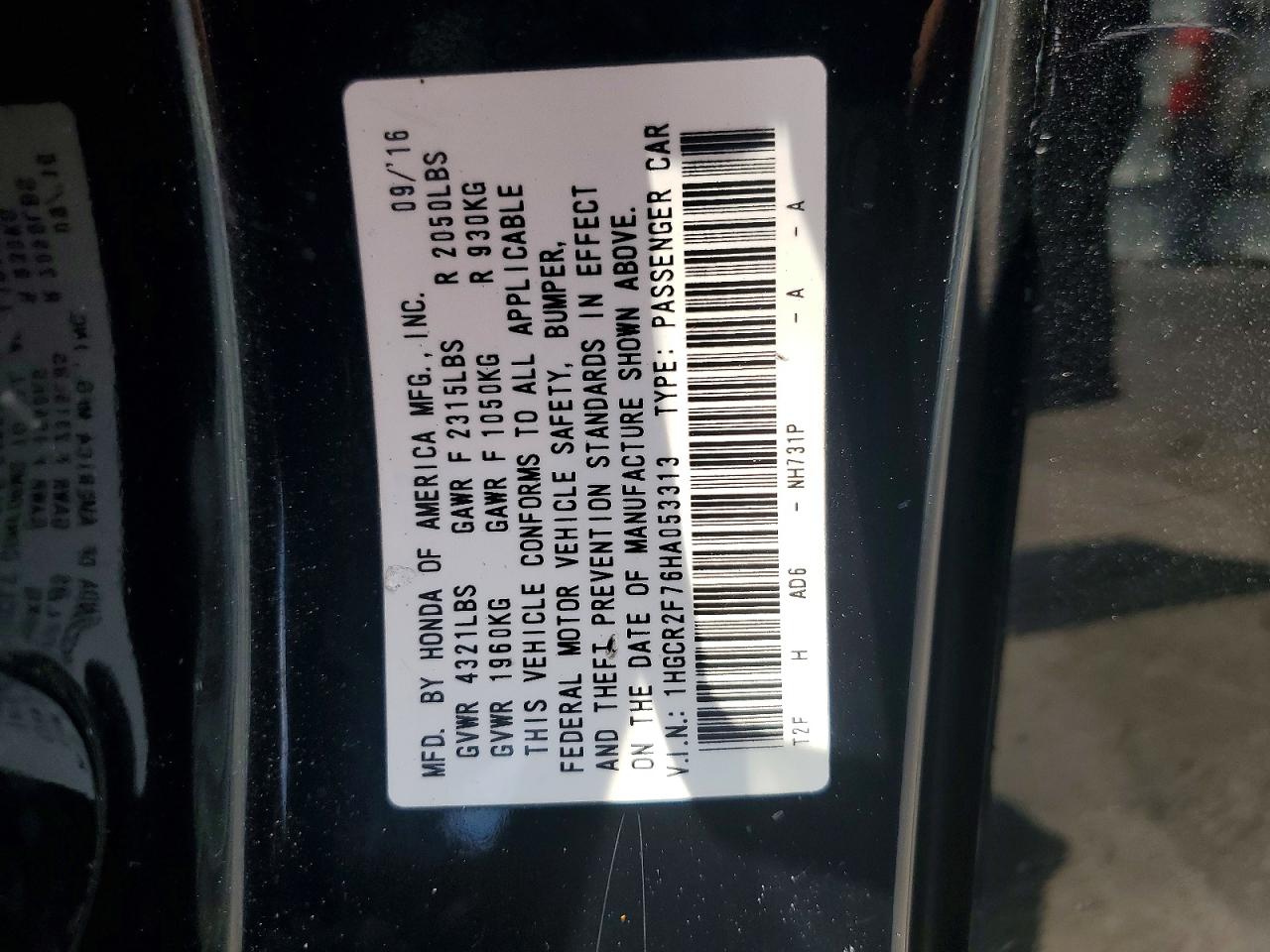 Honda Accord Ex